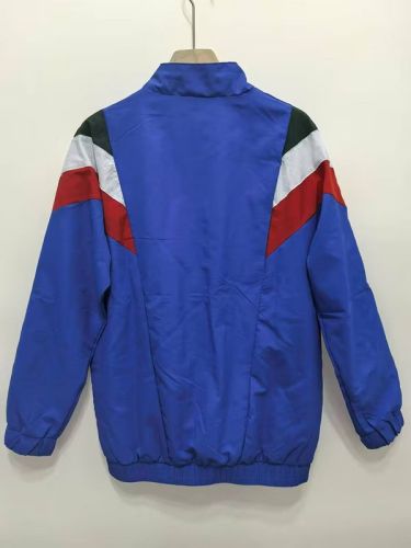 2025 Italy Blue Soccer Windbreaker Jacket Football Jacket