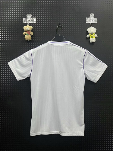 Retro Model Real Madrid 2025-2026 White/Purple Soccer Jersey Real Football Shirt