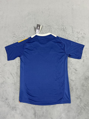 Fan Version Real Madrid 2025-2026 Dark Blue Soccer Training Jersey Real Football Shirt
