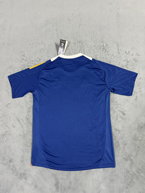 Fan Version Real Madrid 2025-2026 Dark Blue Soccer Training Jersey Real Football Shirt