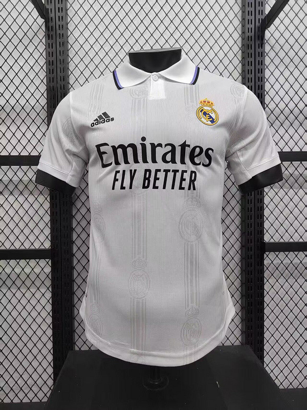 Player Version Retro Jersey 2022-2023 Real Madrid Home Soccer Jersey Vintage Real Football Shirt