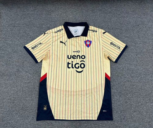 Fan Version 2025-2026 Cerro Porteño Away Soccer Jersey Football Shirt