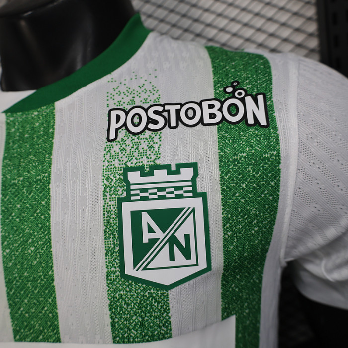 Player Version 2025-2026 Atletico Nacional de Medellin Home Soccer Jersey