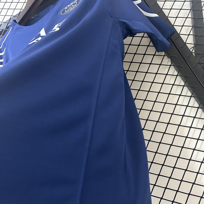 Fan Version 2024-2025 PSG 4th Away Blue Soccer Jersey Paris Football Maillot