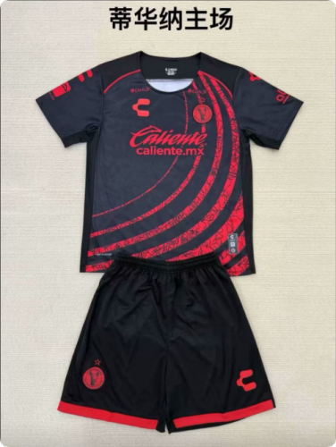 Adult Uniform 2024-2025 Xolos de Tijuana Home Soccer Jersey Shorts Men's Football Kit
