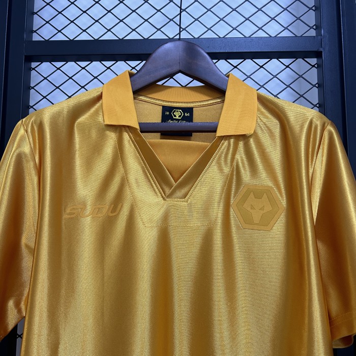 Fan Version Wolves Jersey 2024-2025 Wolverhampton Wanderers 70th Anniversary Football Shirt Soccer Jersey
