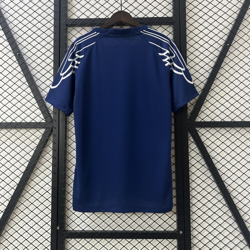 Fan Version 2024-2025 PSG 4th Away Blue Soccer Jersey Paris Football Maillot