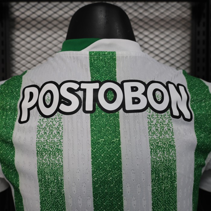 Player Version 2025-2026 Atletico Nacional de Medellin Home Soccer Jersey