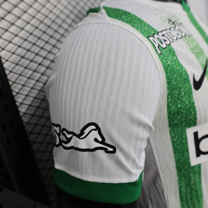 Player Version 2025-2026 Atletico Nacional de Medellin Home Soccer Jersey