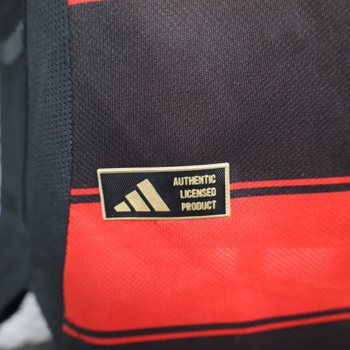 without Sponor Logo Player Version 2024-2025 Flamengo Home Soccer Jersey Football Shirt