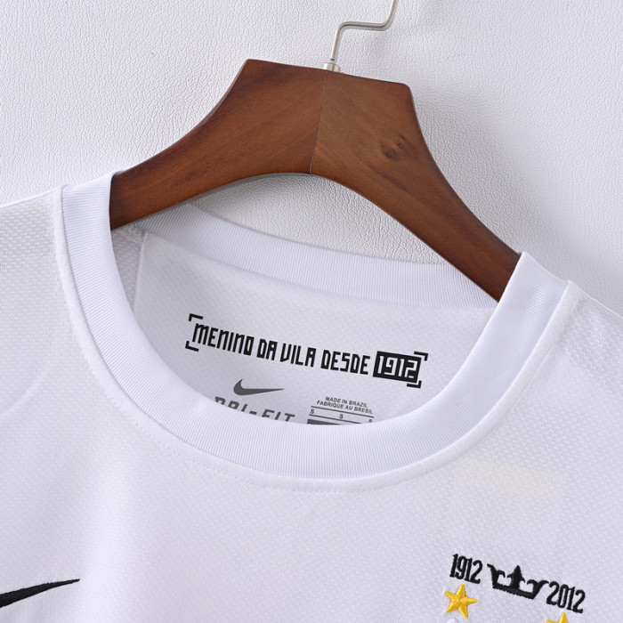 Retro Jersey 2012-2013 Santos Home Soccer Jersey Vintage Football Shirt