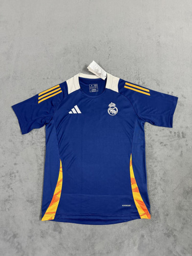 Fan Version Real Madrid 2025-2026 Dark Blue Soccer Training Jersey Real Football Shirt