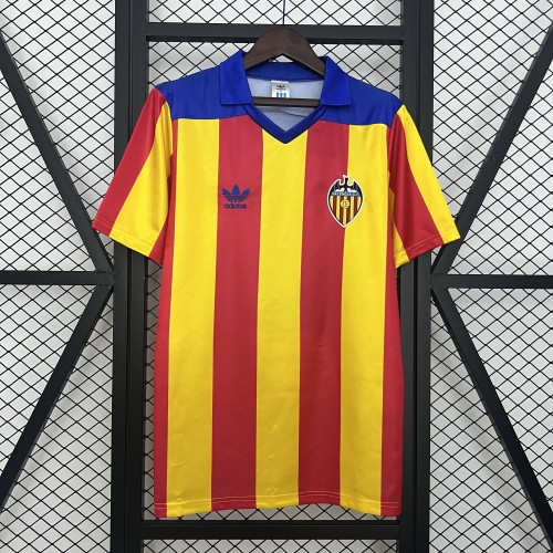 Retro Jersey 1980-1982 Valencia Away Soccer Jersey Vintage Football Shirt