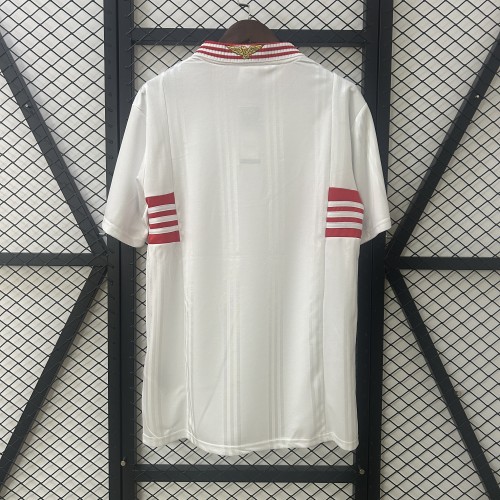 Retro Jersey 1997-1999 SL Benfica Away White Soccer Jersey Vintage Football Shirt
