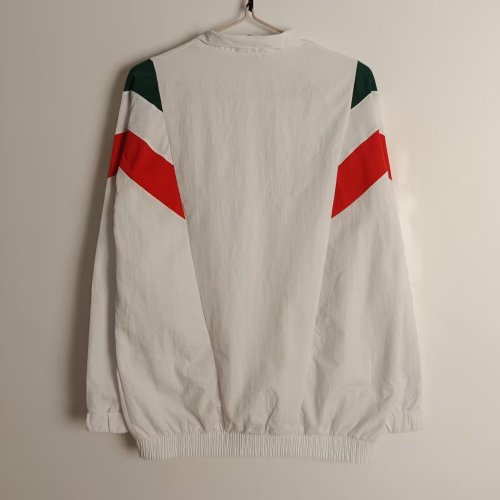 2025 Italy White Soccer Windbreaker Jacket Football Jacket