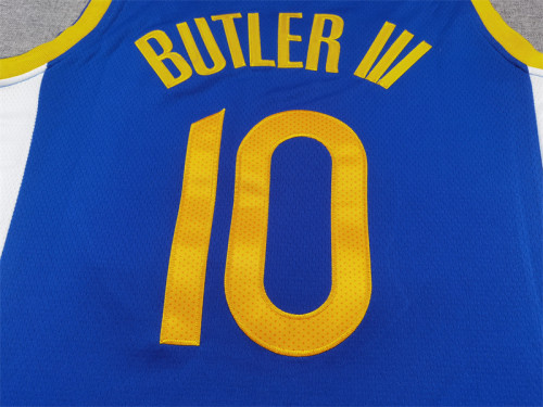 Warriors 10 BUTLER III NBA Jersey Blue Basketball Shirt