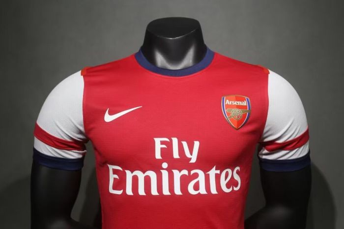 Player Version Retro Jersey 2012-2013 Arsenal Home Soccer Jersey Vintage Football Shirt