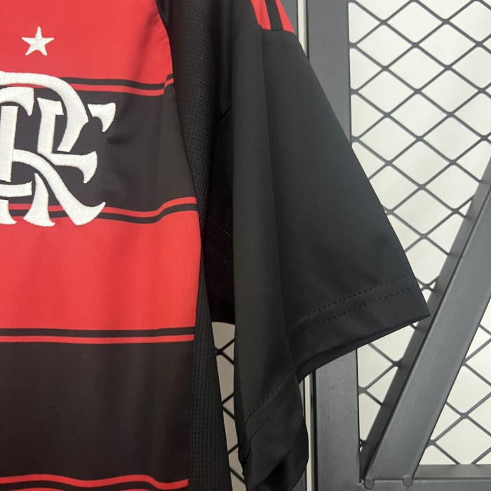 Fan Version 2025-2026 Flamengo Home Soccer Jersey Football Shirt