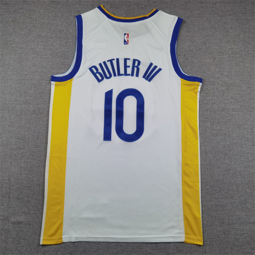 Warriors 10 BUTLER III NBA Jersey White Basketball Shirt