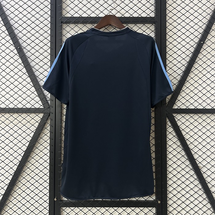 Retro Jersey 2003-2004 Real Madrid Away Dark Blue Soccer Jersey Vintage Football Shirt