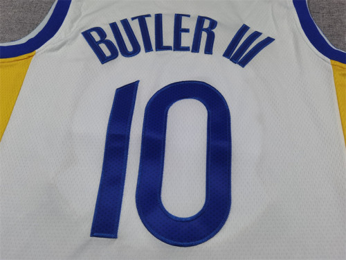 Warriors 10 BUTLER III NBA Jersey White Basketball Shirt