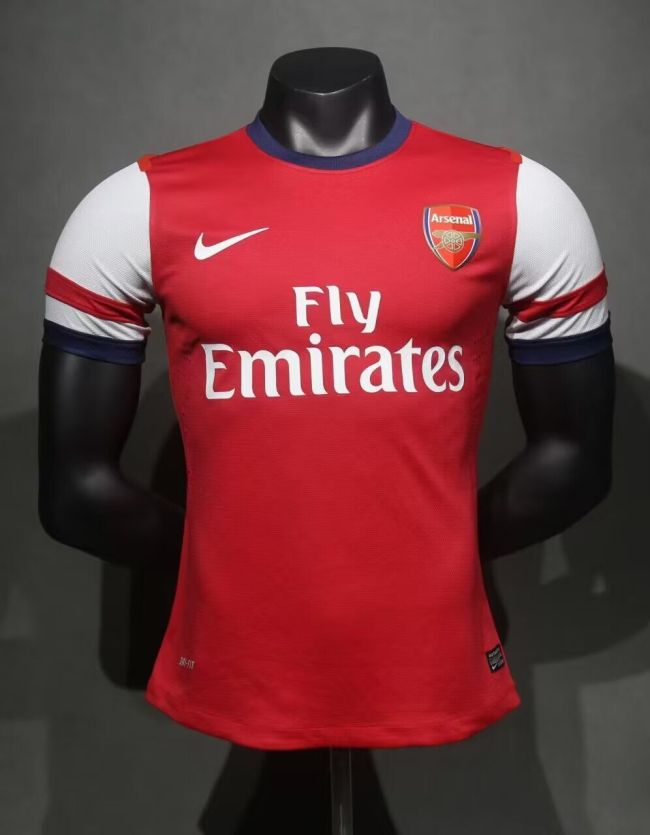 Player Version Retro Jersey 2012-2013 Arsenal Home Soccer Jersey Vintage Football Shirt