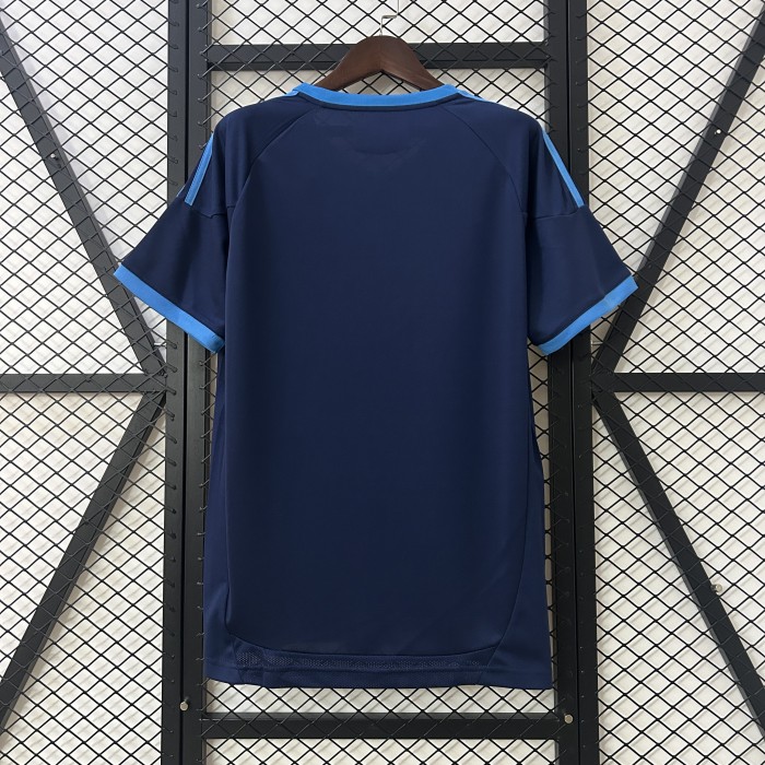 Retro Jersey 2010-2011 Schalke 04 Away Dark Blue Soccer Jersey Vintage Football Shirt