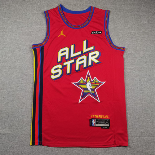 All Stars San Antonio Spurs 1 WEMBANYAMA Red NBA Jersey Basketball Shirt