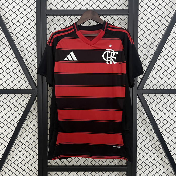 Fan Version 2025-2026 Flamengo Home Soccer Jersey Football Shirt
