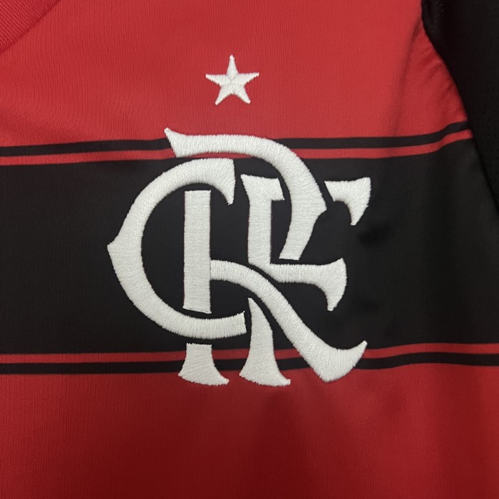 Fan Version 2025-2026 Flamengo Home Soccer Jersey Football Shirt