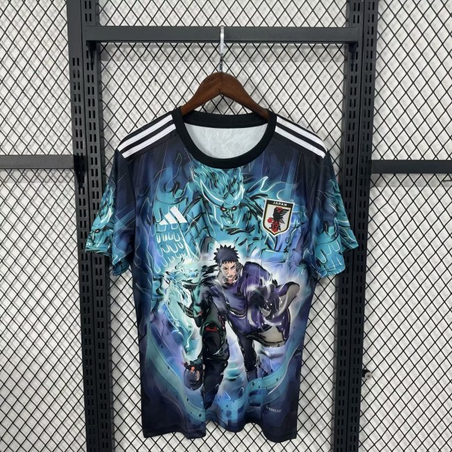 Fan Version Japan 2025 Green Comic Soccer Jersey Football Shirt