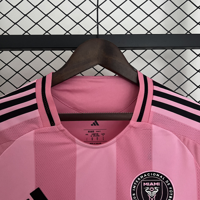 Fan Version 2025-2026 Inter Miami Home Soccer Jersey Football Shirt