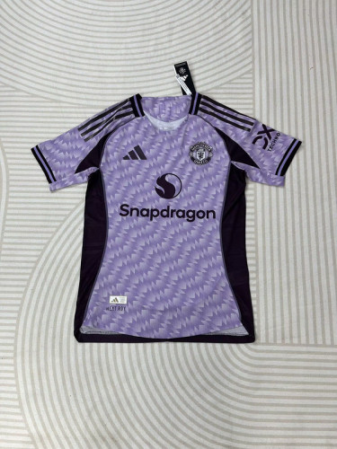 Player Version 2025-2026 Manchester United Away Soccer Jersey Man United Football Shirt