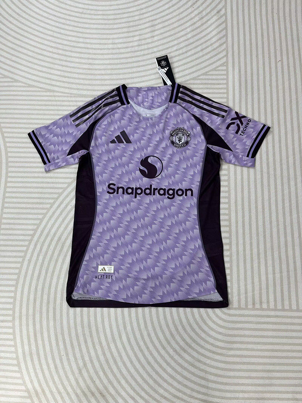 Player Version 2025-2026 Manchester United Away Soccer Jersey Man United Football Shirt