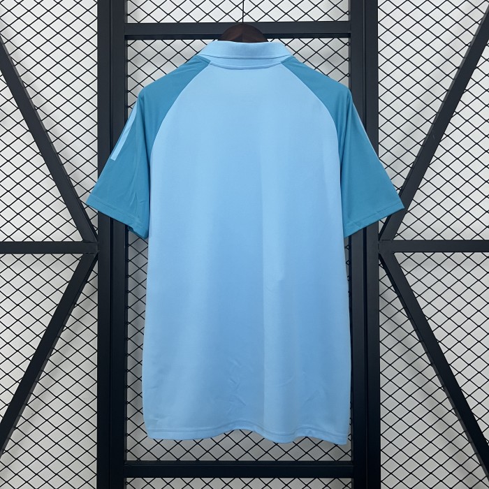 2025-2026 Flamengo Light Blue Soccer Polo Football Polo