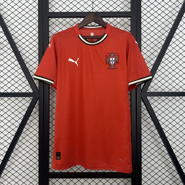 Fan Version Portugal 2025 Home Soccer Jersey Football Shirt