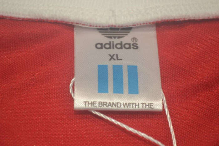 Retro Jersey Long Sleeve 1986-1988 Manchester United Home Soccer Jersey Vintage Football Shirt