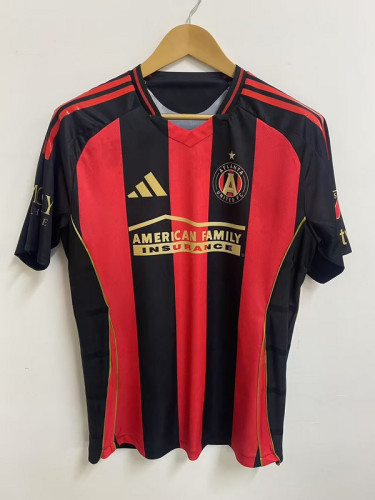 with MLS Patch Fan Version 2025-2026 Atlanta United Home Soccer Jersey Football Shirt