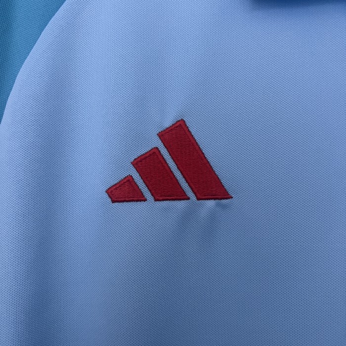 2025-2026 Flamengo Light Blue Soccer Polo Football Polo