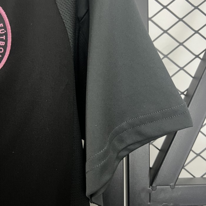 Fan Version 2025-2026 Inter Miami Away Black Soccer Jersey Football Shirt