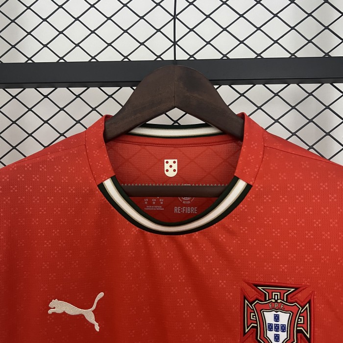 Fan Version Portugal 2025 Home Soccer Jersey Football Shirt
