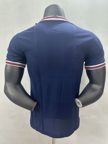 Player Version Retro Jersey 2021-2022 PSG Home Soccer Jersey Vintage Paris Football Shirt