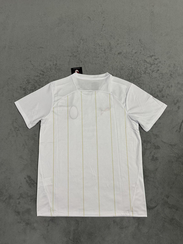 Fan Version 2025-2026 AC Milan Away White Soccer Jersey AC Football Shirt