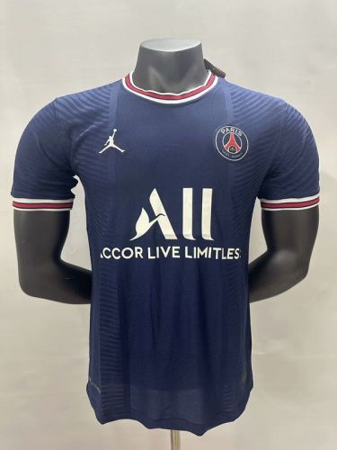 Player Version Retro Jersey 2021-2022 PSG Home Soccer Jersey Vintage Paris Football Shirt