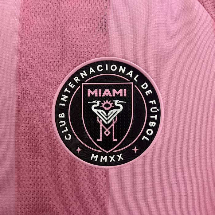 Fan Version 2025-2026 Inter Miami Home Soccer Jersey Football Shirt