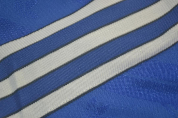 Retro Jersey Long Sleeve 1986-1988 Manchester United Third Away Blue Soccer Jersey Vintage Football Shirt