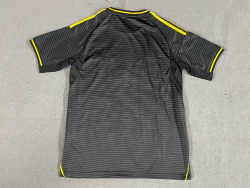 Fan Version 2025-2026 Real Madrid Black/Yellow Special Edition Soccer Jersey Real Football Shirt