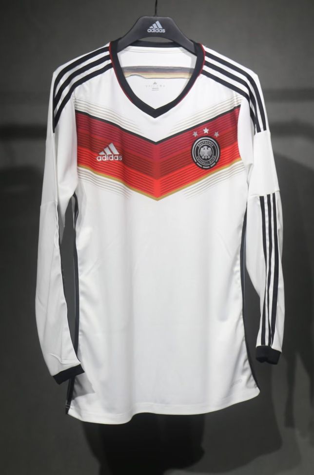 with 3 Stars Player Version Long Sleeve Retro Jersey 2014 Germany Home Soccer Jersey Vintage Football Shirt