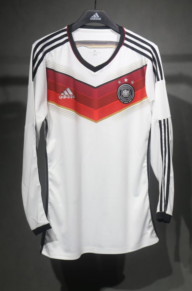 with 3 Stars Player Version Long Sleeve Retro Jersey 2014 Germany Home Soccer Jersey Vintage Football Shirt