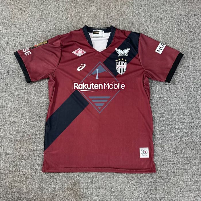 Fan Version 2025-2026 Vissel Kobe Home Soccer Jersey Football Shirt
